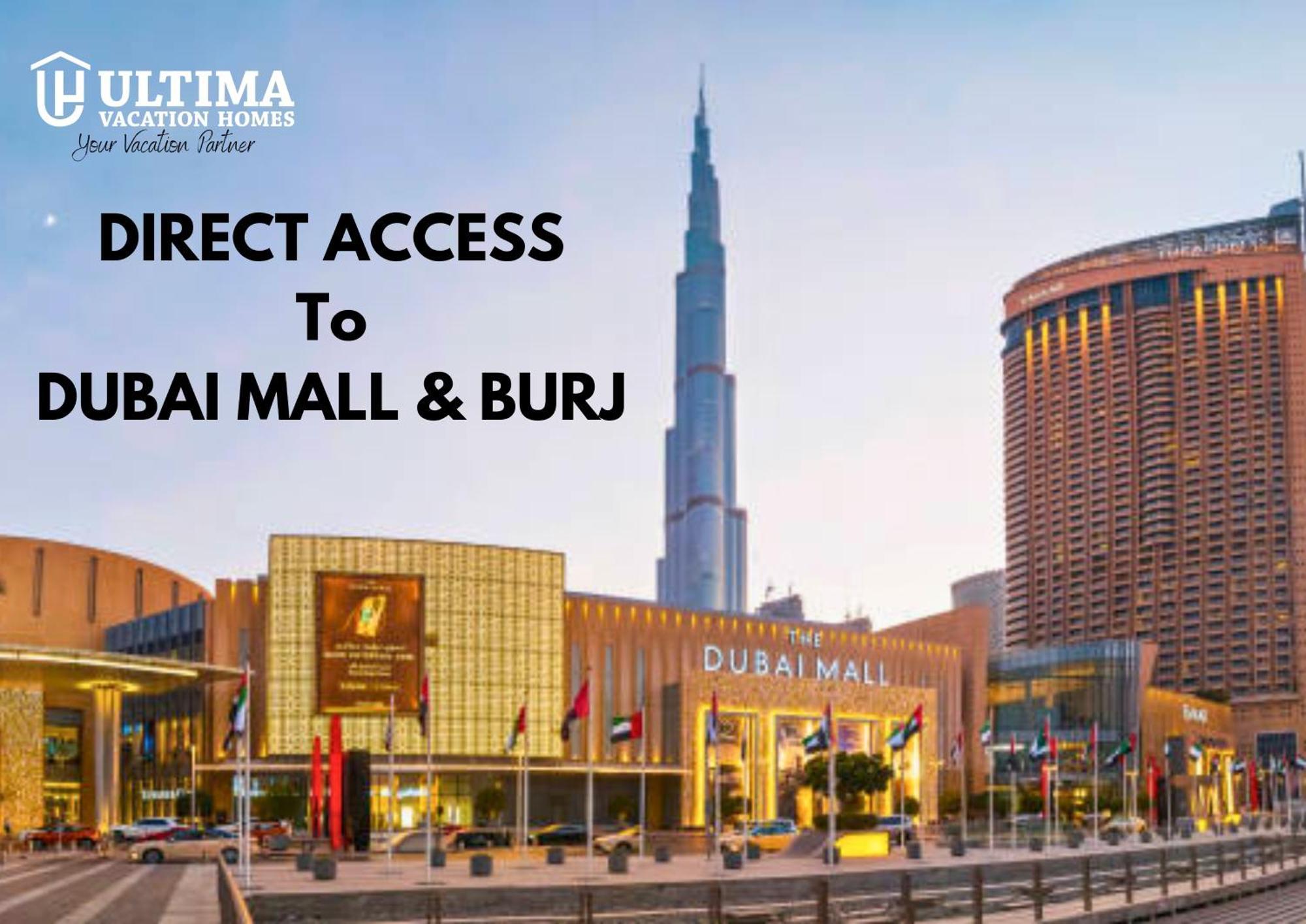 Elegant Apartment With Direct Access To Dubai Mall Exterior foto